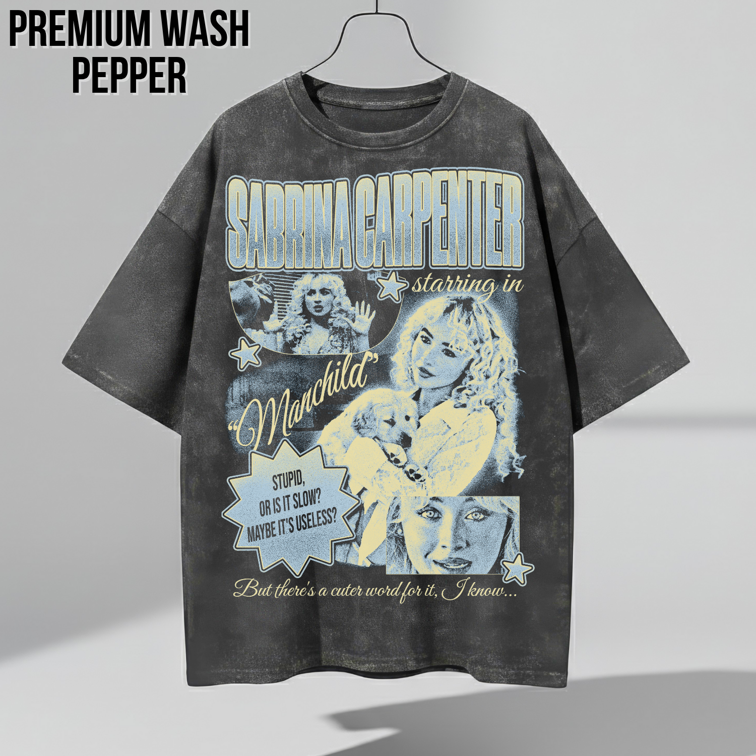 Sabrina Carpenter “Manchild” Vintage Graphic Shirt | Man's Best Friend Album