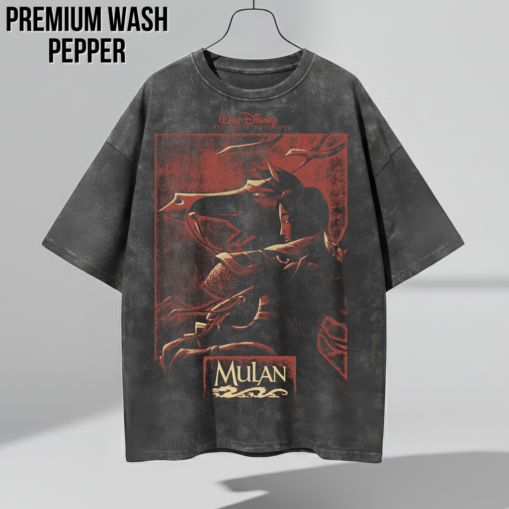 Mulan Shirt Vintage Disney Tee - Disney Princess Mulan Graphic T-Shirt