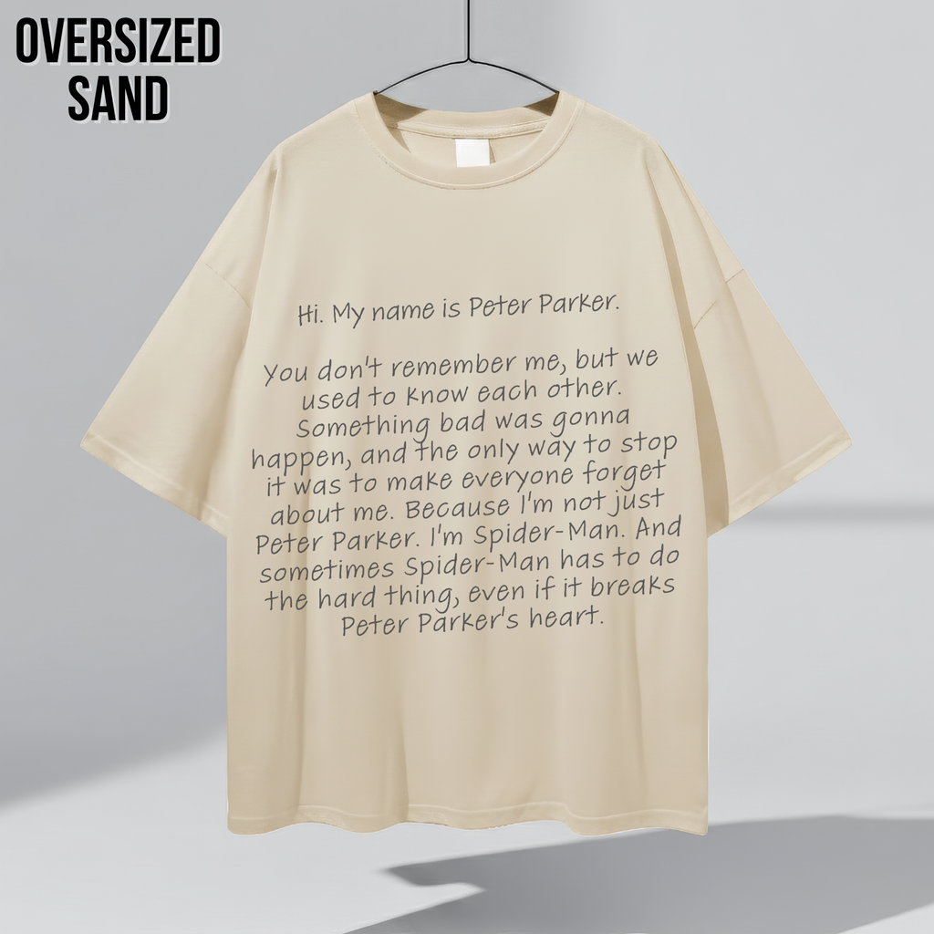 Spider-Man Shirt – Hi My Name Is Peter Parker Spider-Man No Way Home Quote Tee, Spider-Man Fan Gift, Tom Holland Spider-Man Shirt, Marvel Graphic Tee