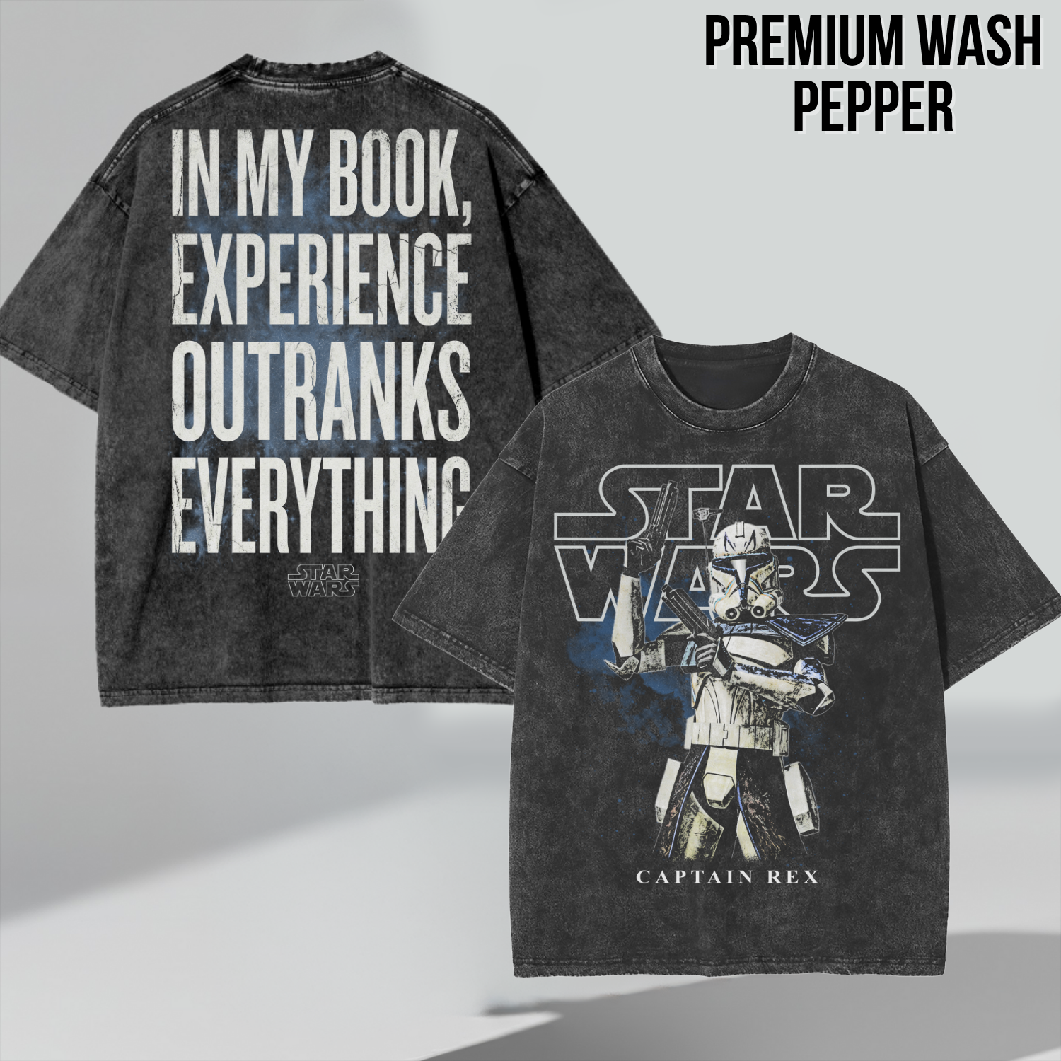 Star Wars Captain Rex Shirt – In My Book Experience Outranks Everything Tee