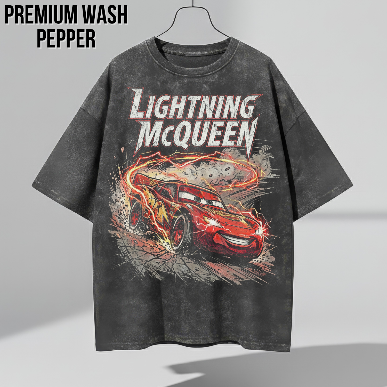 Vintage Lightning McQueen Shirt - Disney Cars Shirt