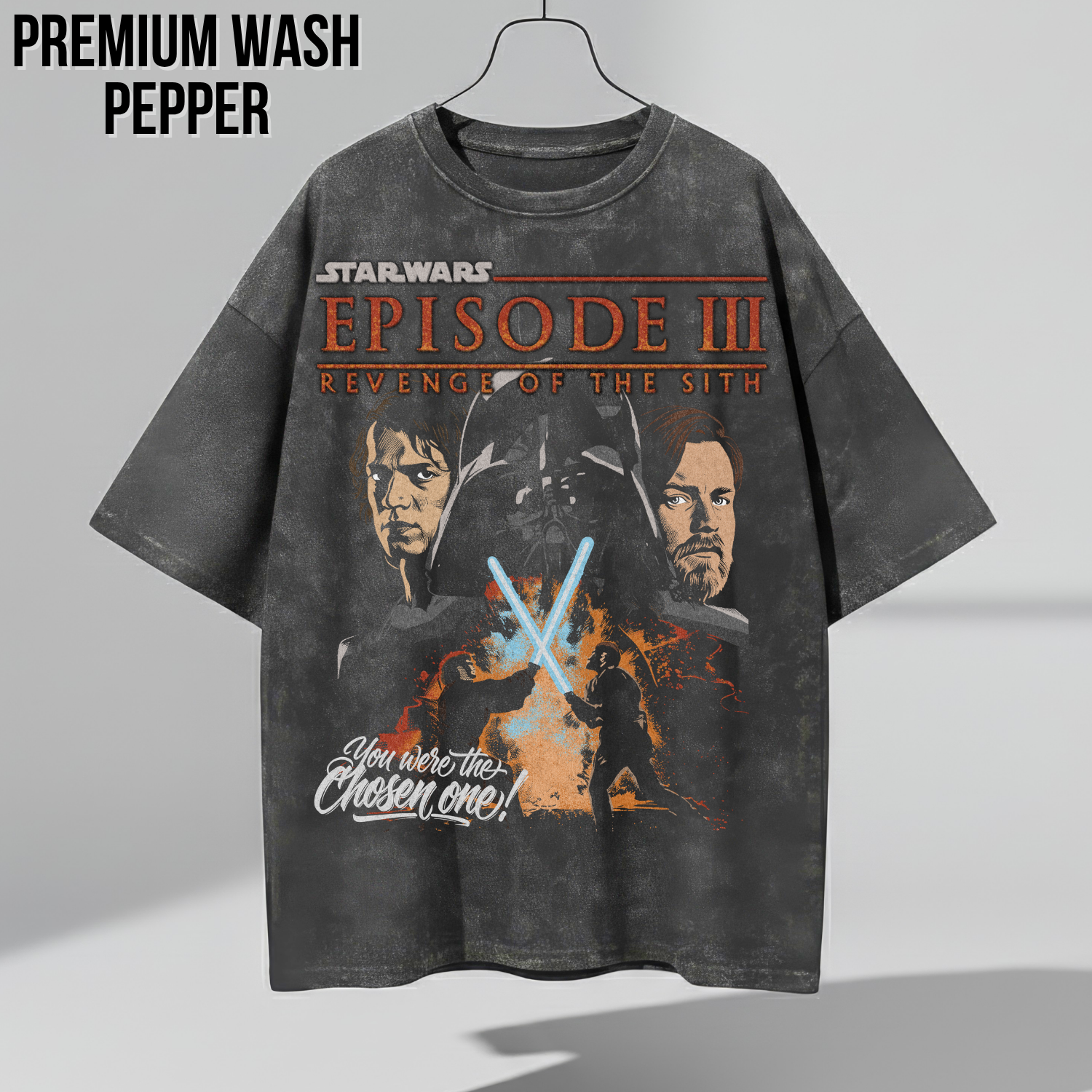 Star Wars Revenge of the Sith Shirt – Anakin vs Obi-Wan Graphic Tee, Episode III Vintage Shirt