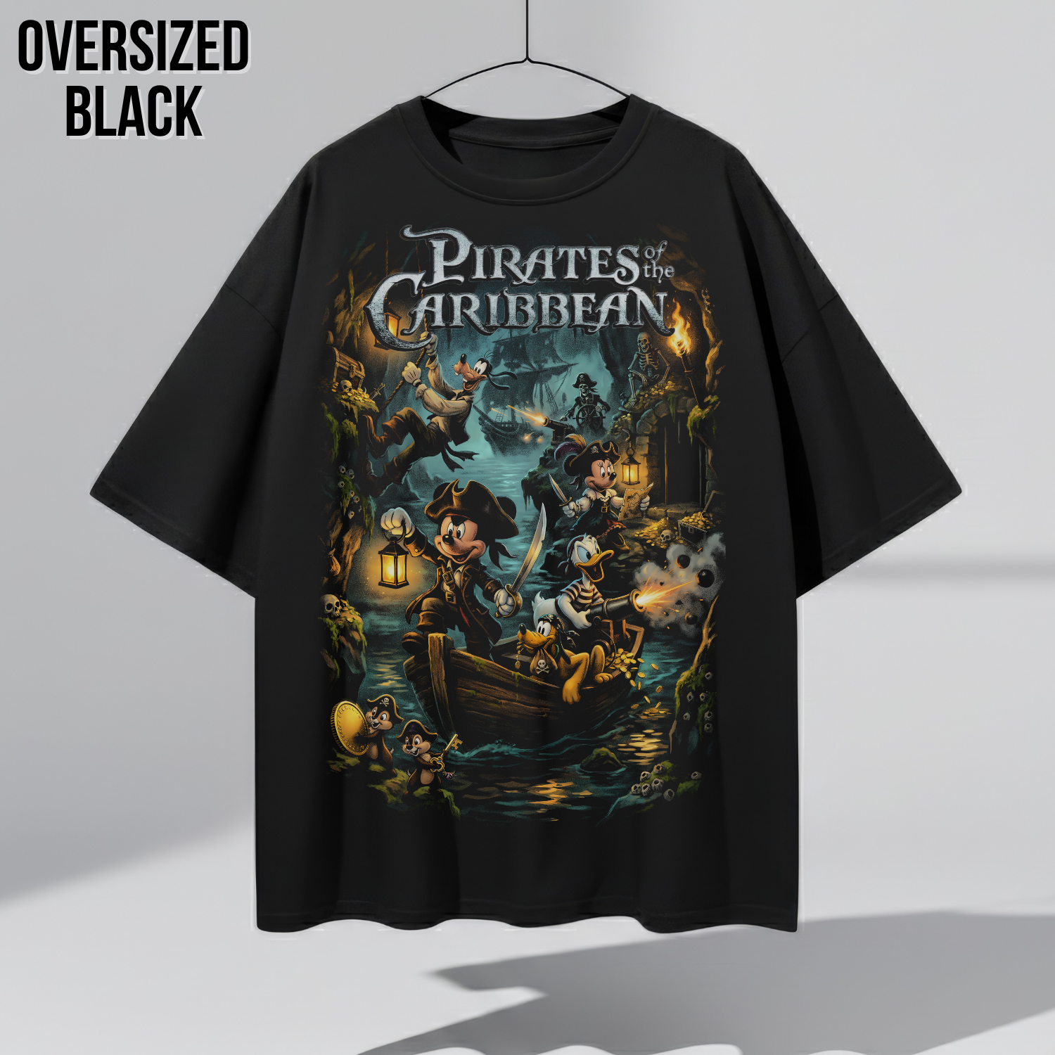 Vintage Disney Pirates of the Caribbean Shirt - Mickey & Friends Disney Shirt