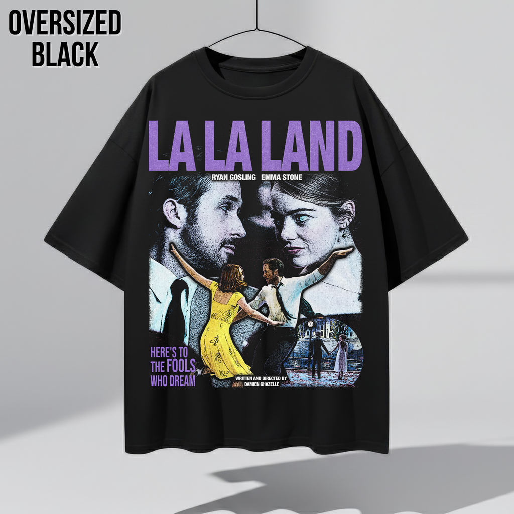 Retro La La Land Shirt - Ryan Gosling Emma Stone Movie Shirt