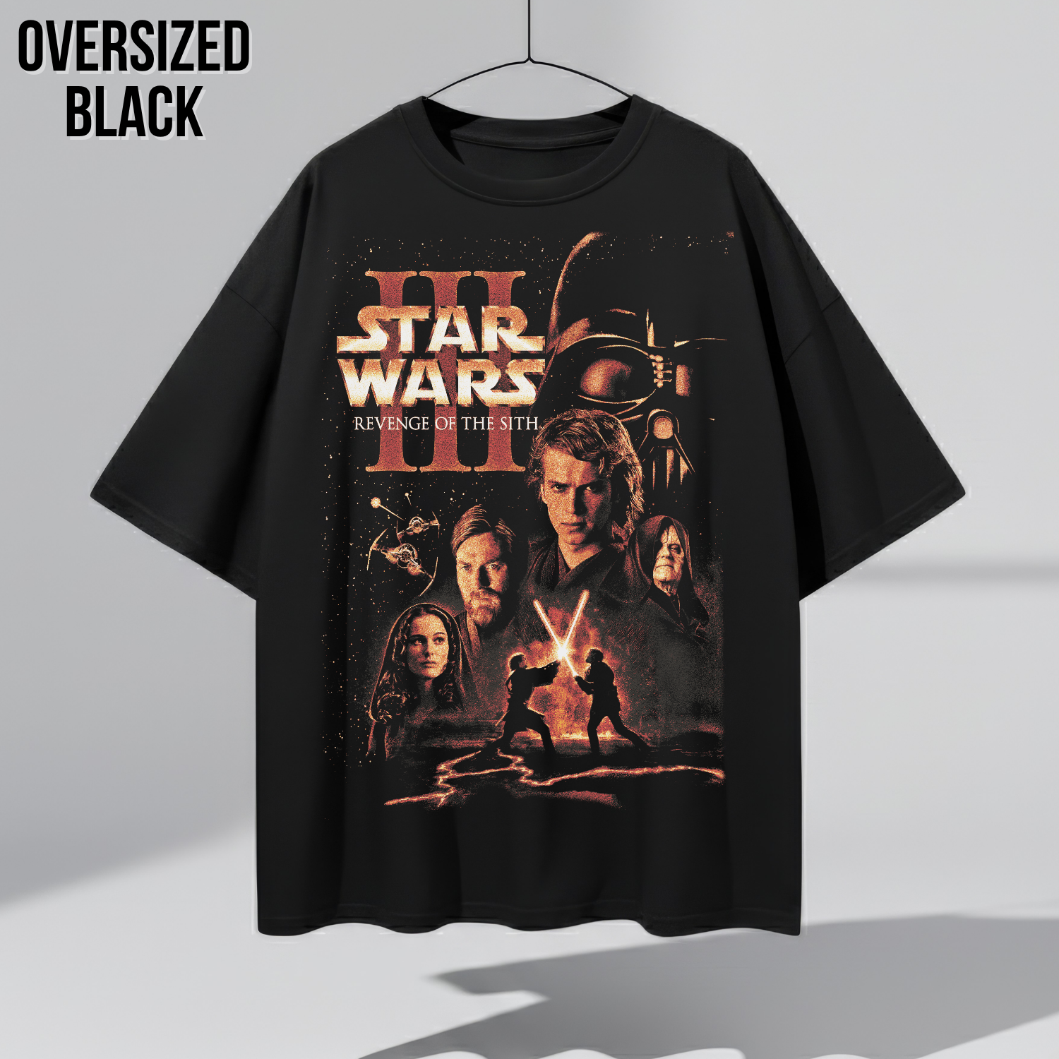 Star Wars Revenge of the Sith Shirt – Anakin vs Obi Wan Tee, Vintage Star Wars Episode 3 Shirt