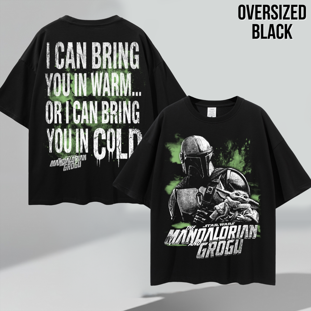 Mandalorian and Grogu Shirt: Din Djarin Star Wars Tee