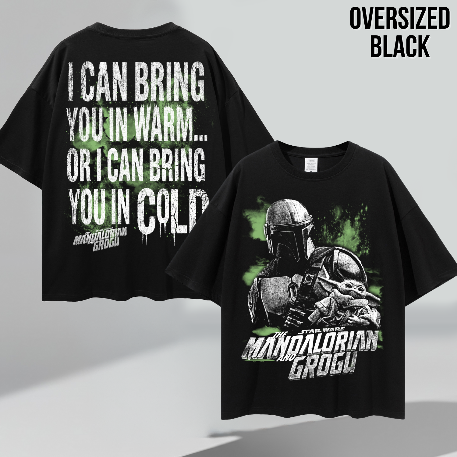 Mandalorian and Grogu Shirt: Din Djarin Star Wars Tee