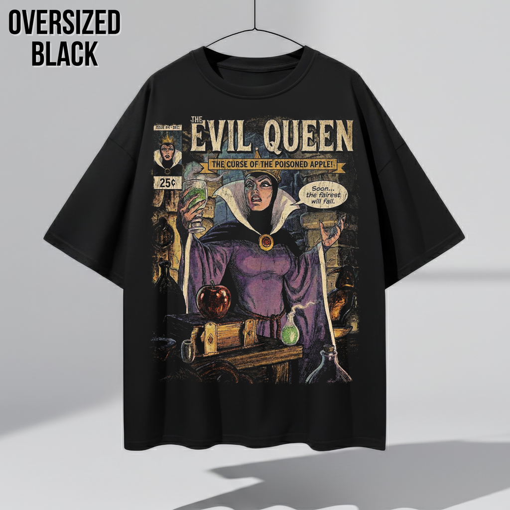 Evil Queen Snow White Poisoned Apple Shirt - Vintage Disney Villains Tee