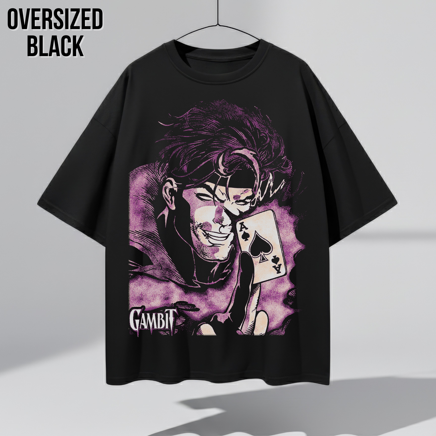 Gambit X-Men Shirt – Gambit Ace of Spades Comic Graphic Tee, Gambit Marvel Fan Gift, Remy LeBeau X-Men Shirt, Marvel Mutant Graphic Tee