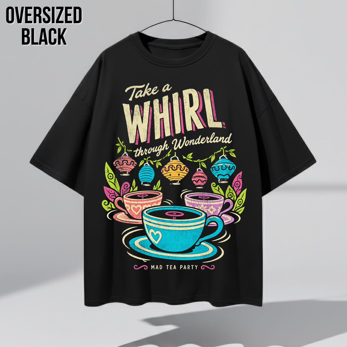 Mad Tea Party Shirt – Alice in Wonderland Teacups Disney Ride Graphic Shirt, Disney Parks Fan Gift, Vintage Wonderland Teacups Shirt, Retro Disney Attraction Merch