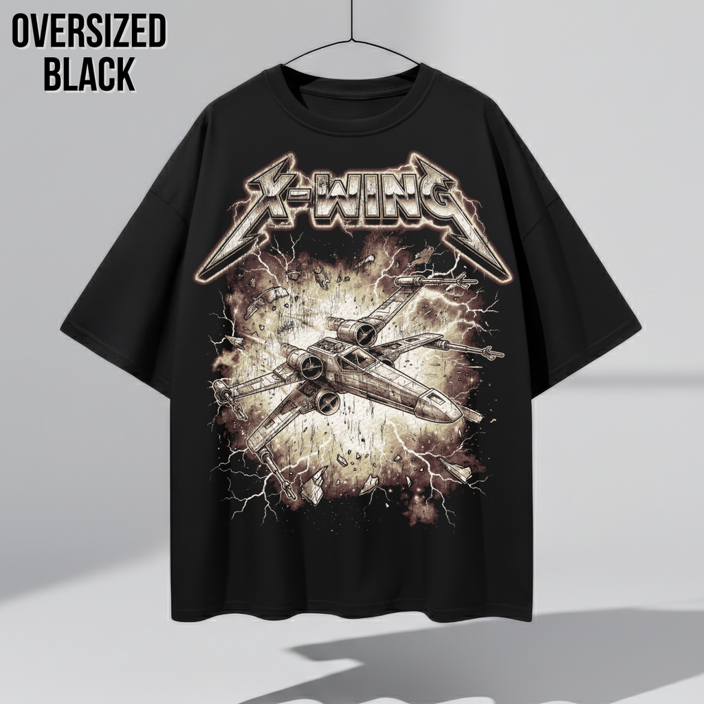 X-Wing Starfighter Shirt – Retro Star Wars Heavy Metal Tee