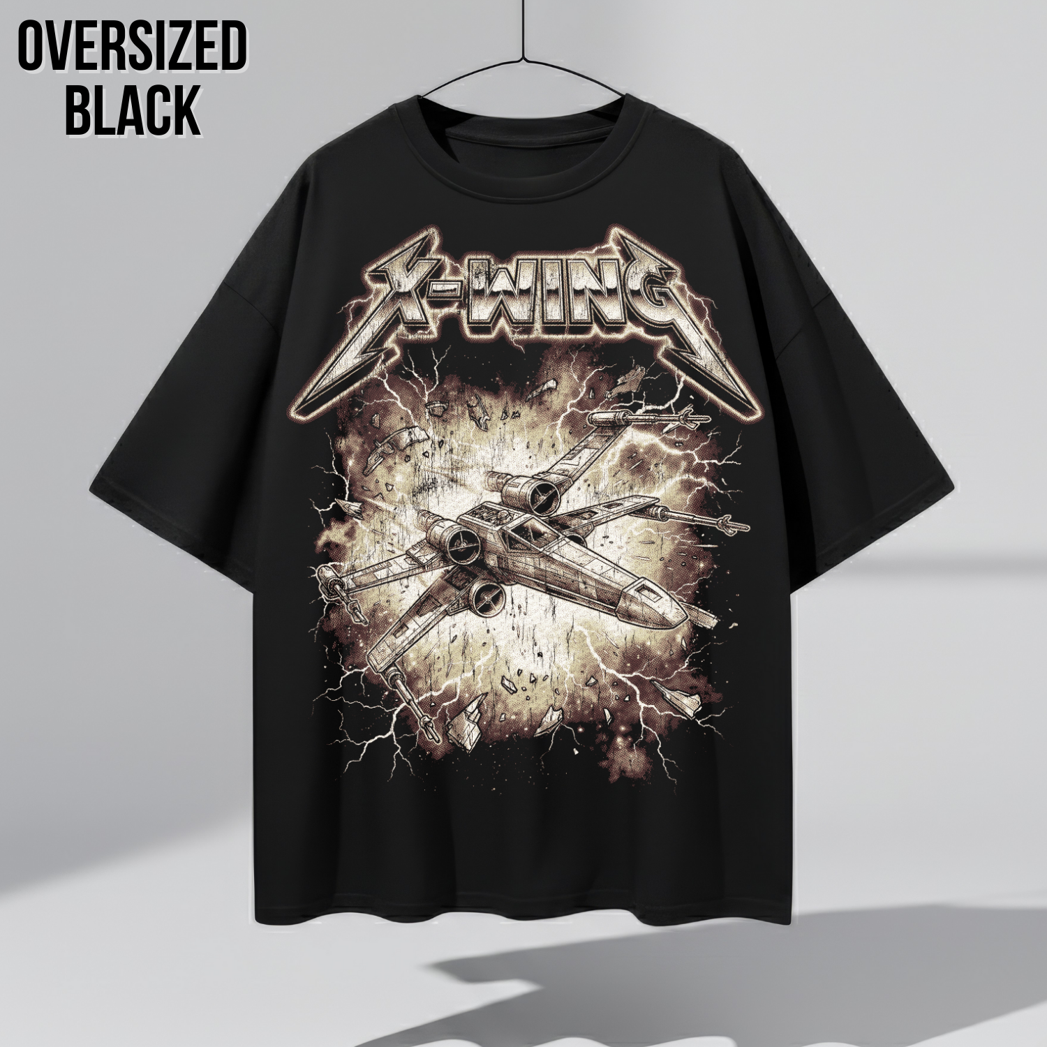 X-Wing Starfighter Shirt – Retro Star Wars Heavy Metal Tee