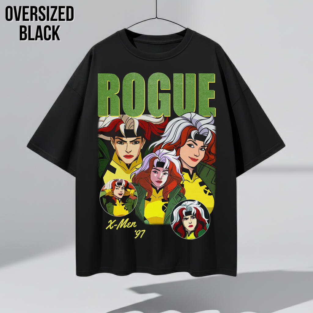 Rogue X-Men 97 Shirt – X-Men '97 Rogue Collage Graphic Tee, Rogue Marvel Fan Gift, X-Men Animated Series Shirt, Marvel Mutant Graphic Tee