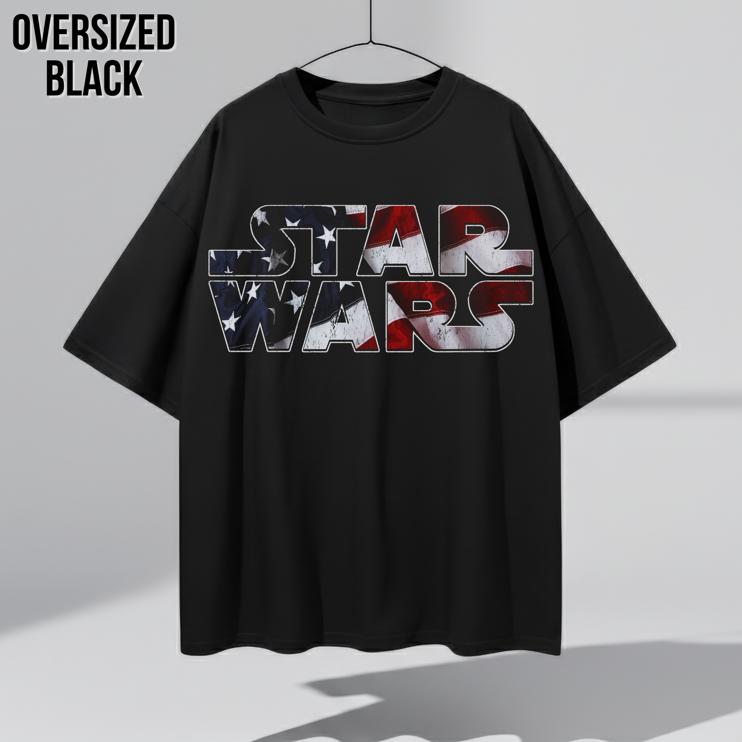 Star Wars Shirt – American Flag Logo Graphic Tee, Star Wars Fan Gift, 4th of July Star Wars Shirt, Galaxy's Edge Disney Shirt