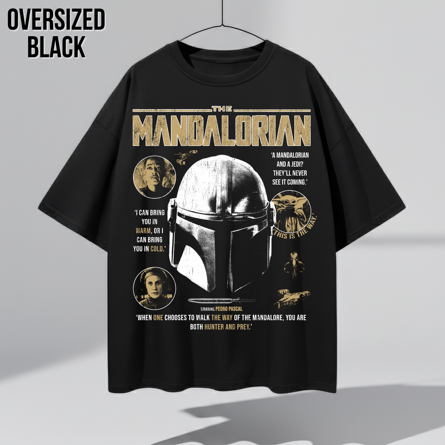 Star Wars The Mandalorian Shirt – This Is The Way Tee, Din Djarin and Grogu Graphic Tee