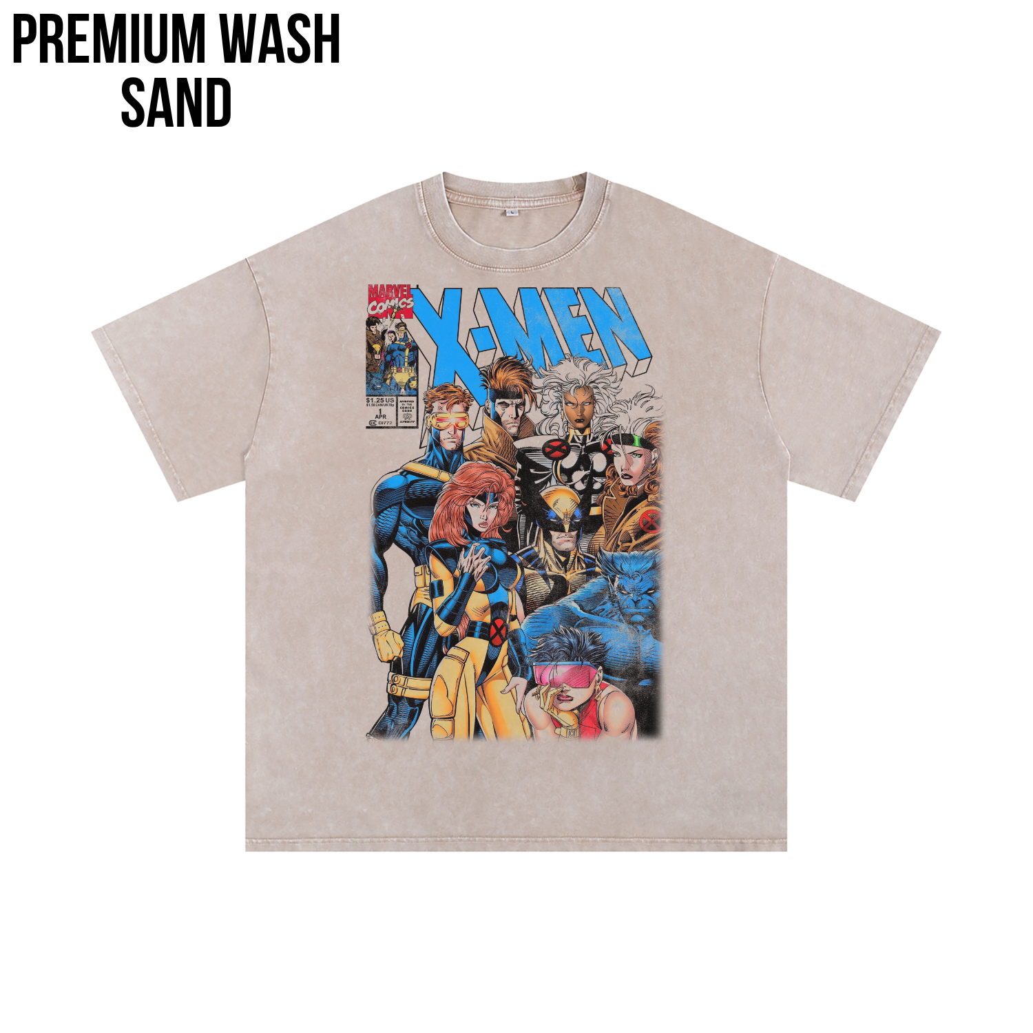 X-Men Shirt – Marvel Comics X-Men #1 Comic Cover Graphic Tee, X-Men Fan Gift, Cyclops Wolverine Storm Gambit Rogue Marvel Shirt, 90s Comic Book Tee