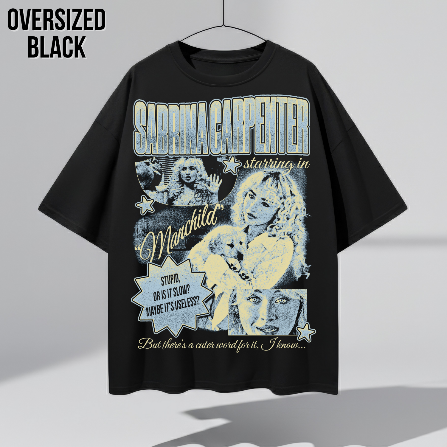 Sabrina Carpenter “Manchild” Vintage Graphic Shirt | Man's Best Friend Album
