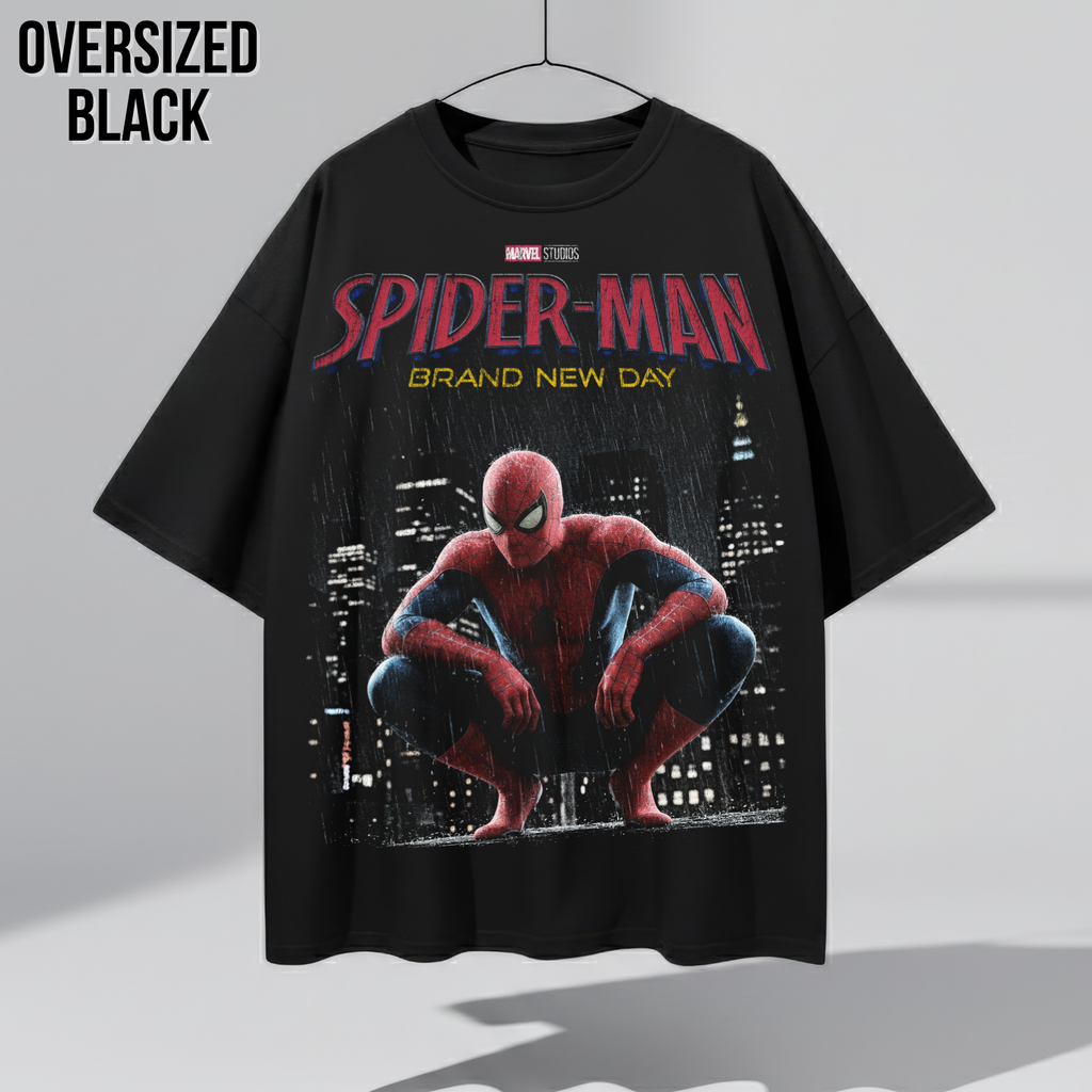 Spider-Man Brand New Day Shirt: Marvel Tom Holland Spider Man Movie Tee
