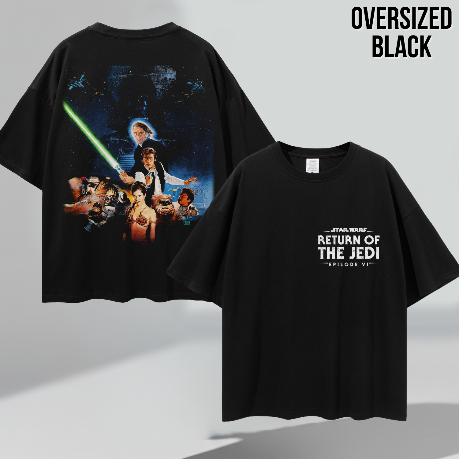 Star Wars Return Of The Jedi Shirt – Episode VI Movie Poster Double Sided Graphic Tee, Star Wars Fan Gift, Original Trilogy Shirt