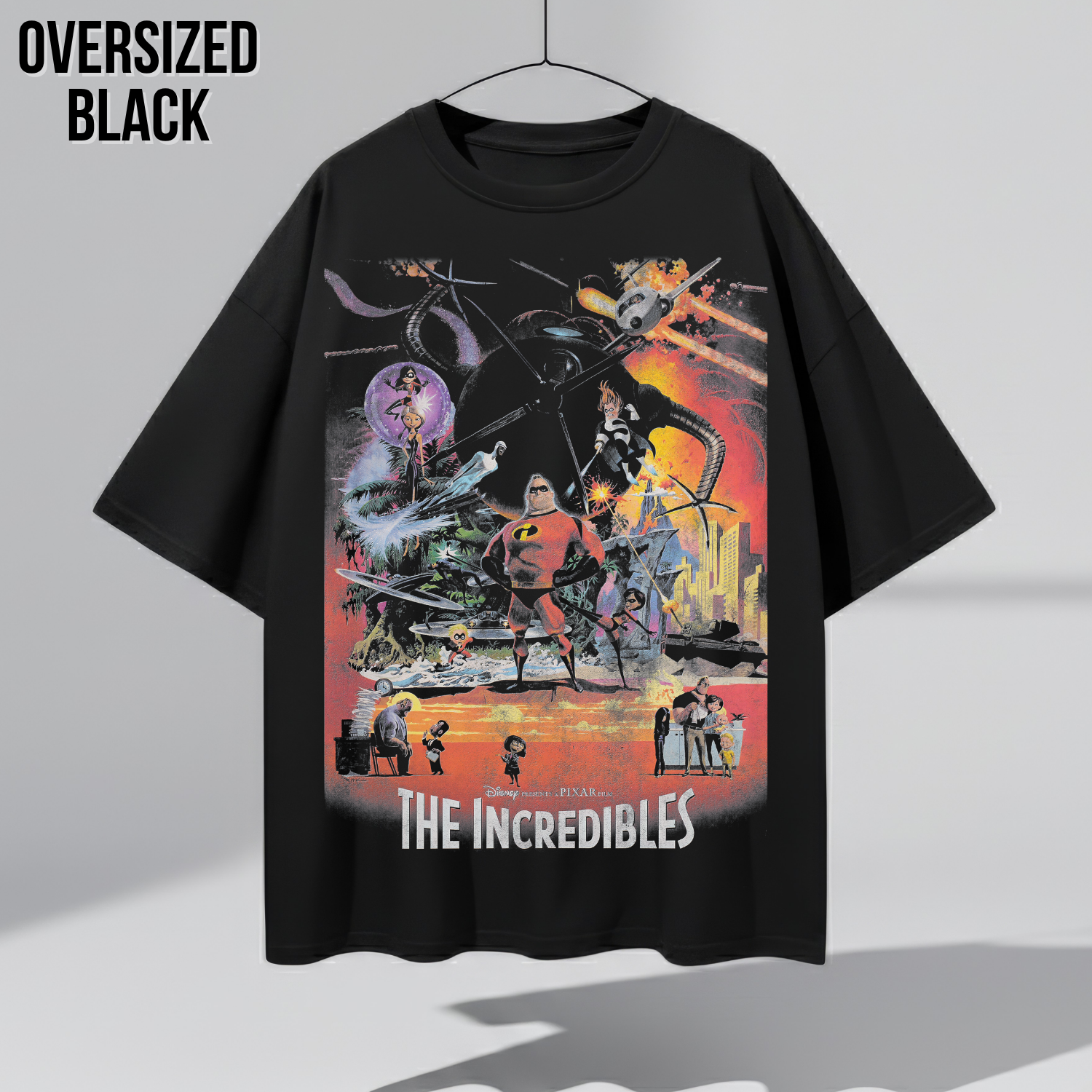 Disney Pixar The Incredibles Shirt – Incredibles Movie Poster Graphic Tee