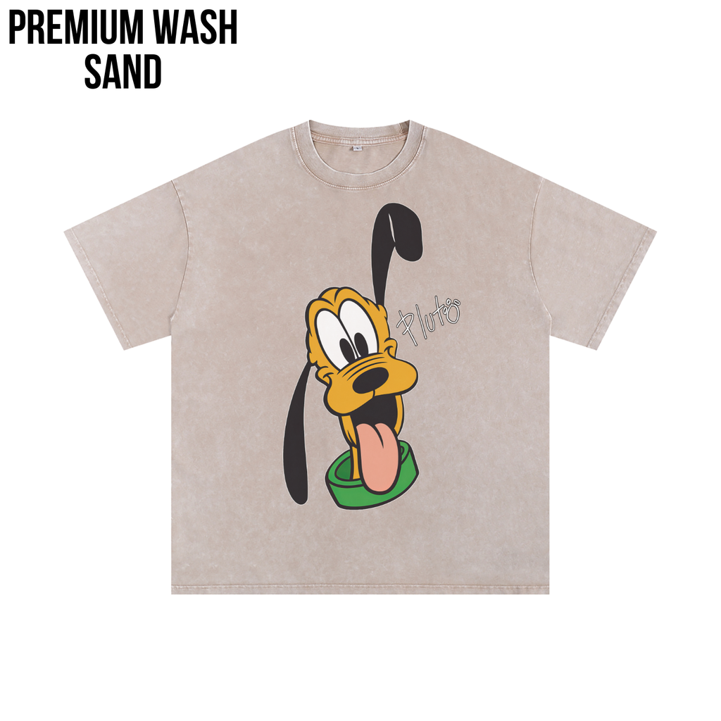 Retro Disney Pluto Shirt - Pluto Signature Tee