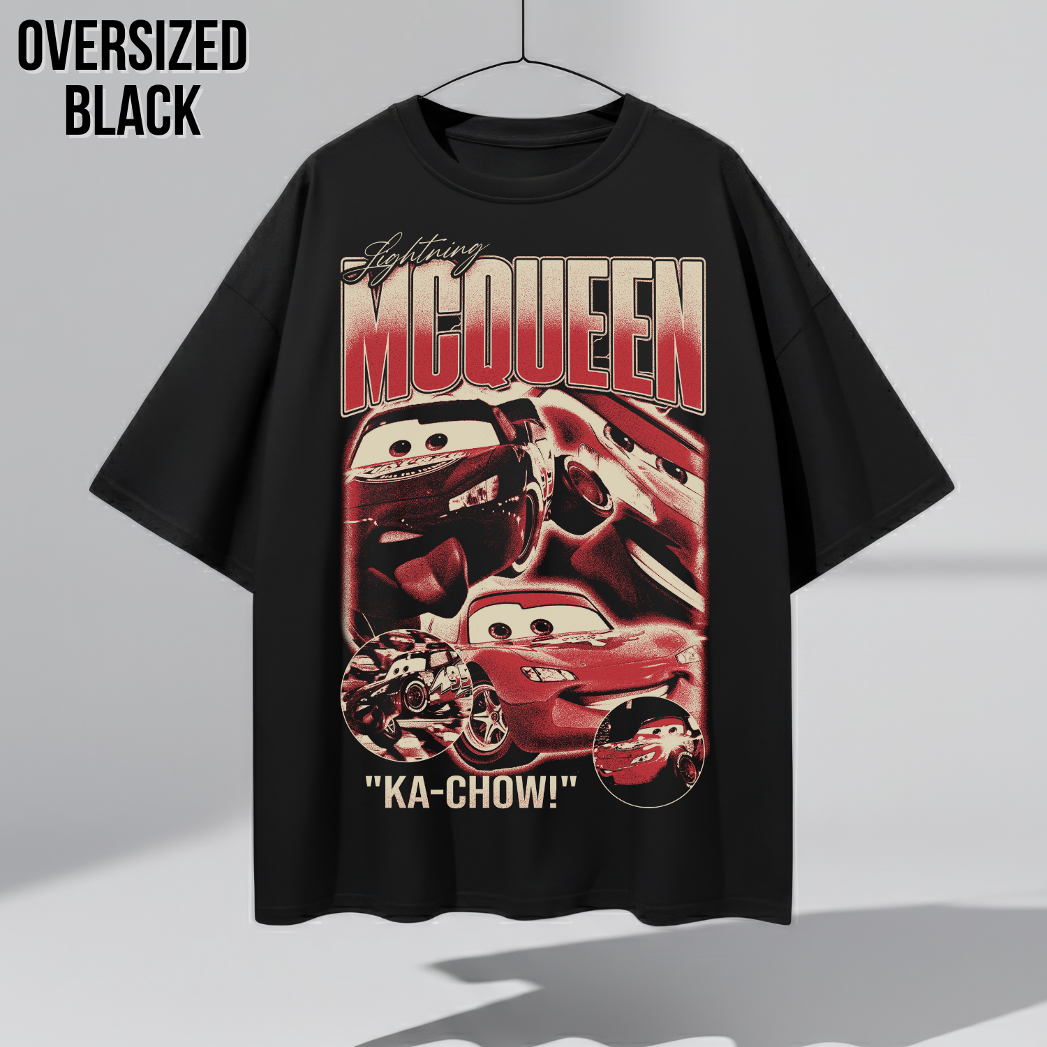 Lightning McQueen Shirt – Vintage Cars Pixar Tee