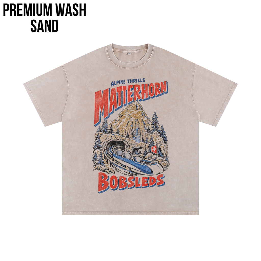 Matterhorn Bobsleds Shirt – Disneyland Alpine Thrills Ride Graphic Shirt, Disney Parks Fan Gift, Vintage Matterhorn Poster Shirt, Retro Disney Attraction Merch