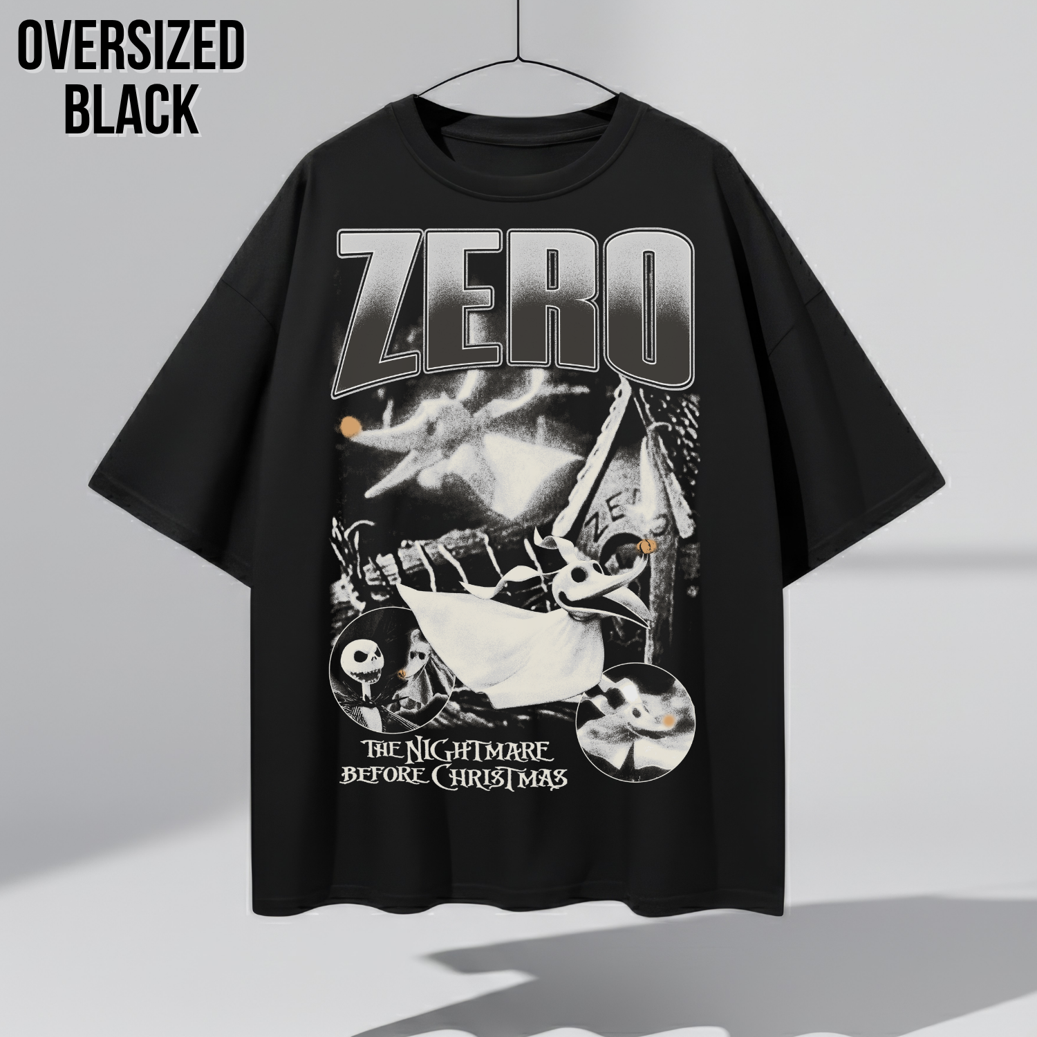 Nightmare Before Christmas Zero Shirt – Jack Skellington Ghost Dog Graphic Tee
