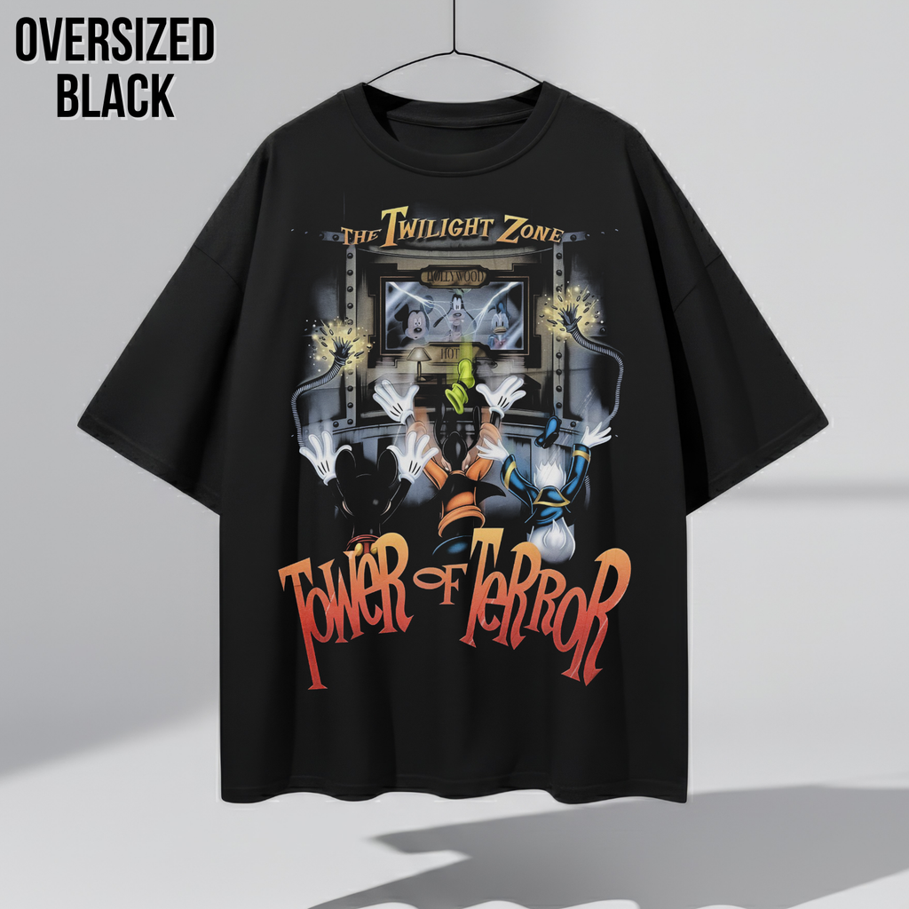Vintage Tower of Terror Shirt – Disney Ride Tee with Mickey Donald Goofy