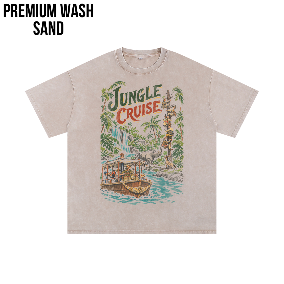 Jungle Cruise Shirt – Disney Jungle Cruise Vintage Graphic Shirt, Skipper Ride Scene Tee, Disney Parks Fan Gift, Disneyland Attraction Merch