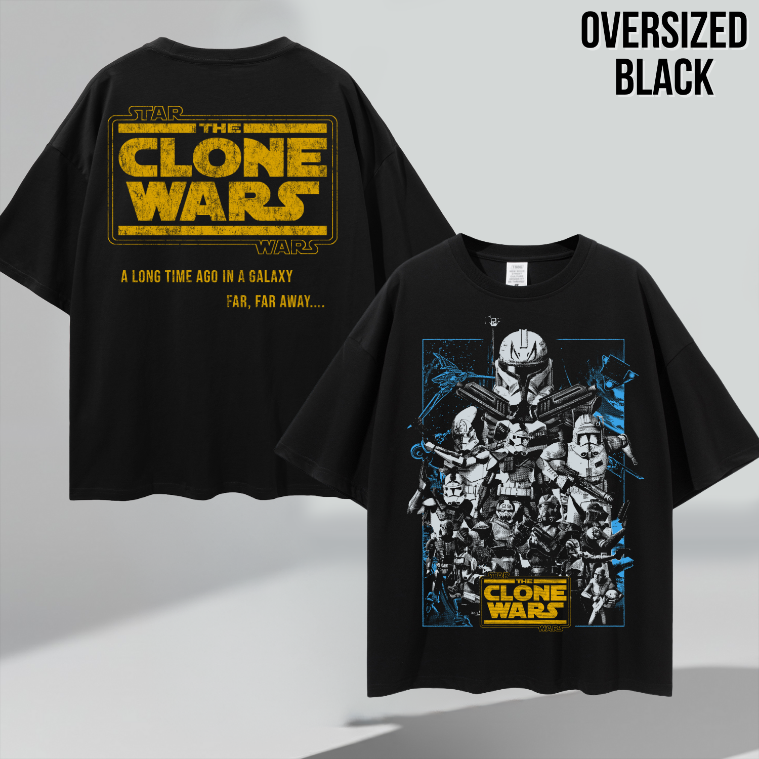 Star Wars Clone Wars Shirt – Star Wars The Clone Wars Clone Trooper Squad Double Sided Tee, Clone Wars Fan Gift, Star Wars Animated Graphic Shirt, Clone Trooper Shirt
