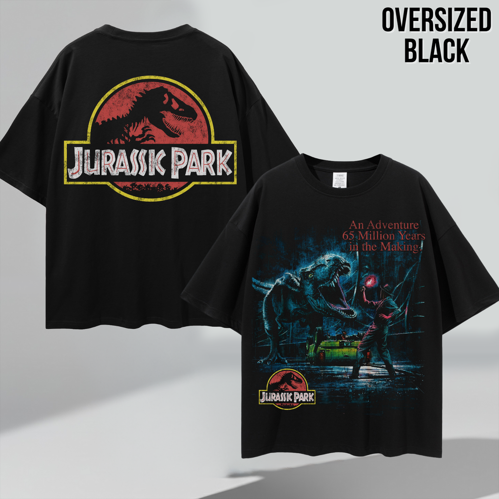 Jurassic Park Shirt – Double Sided T-Rex Graphic Tee, Jurassic Park Fan Gift, 65 Million Years In The Making Movie Shirt