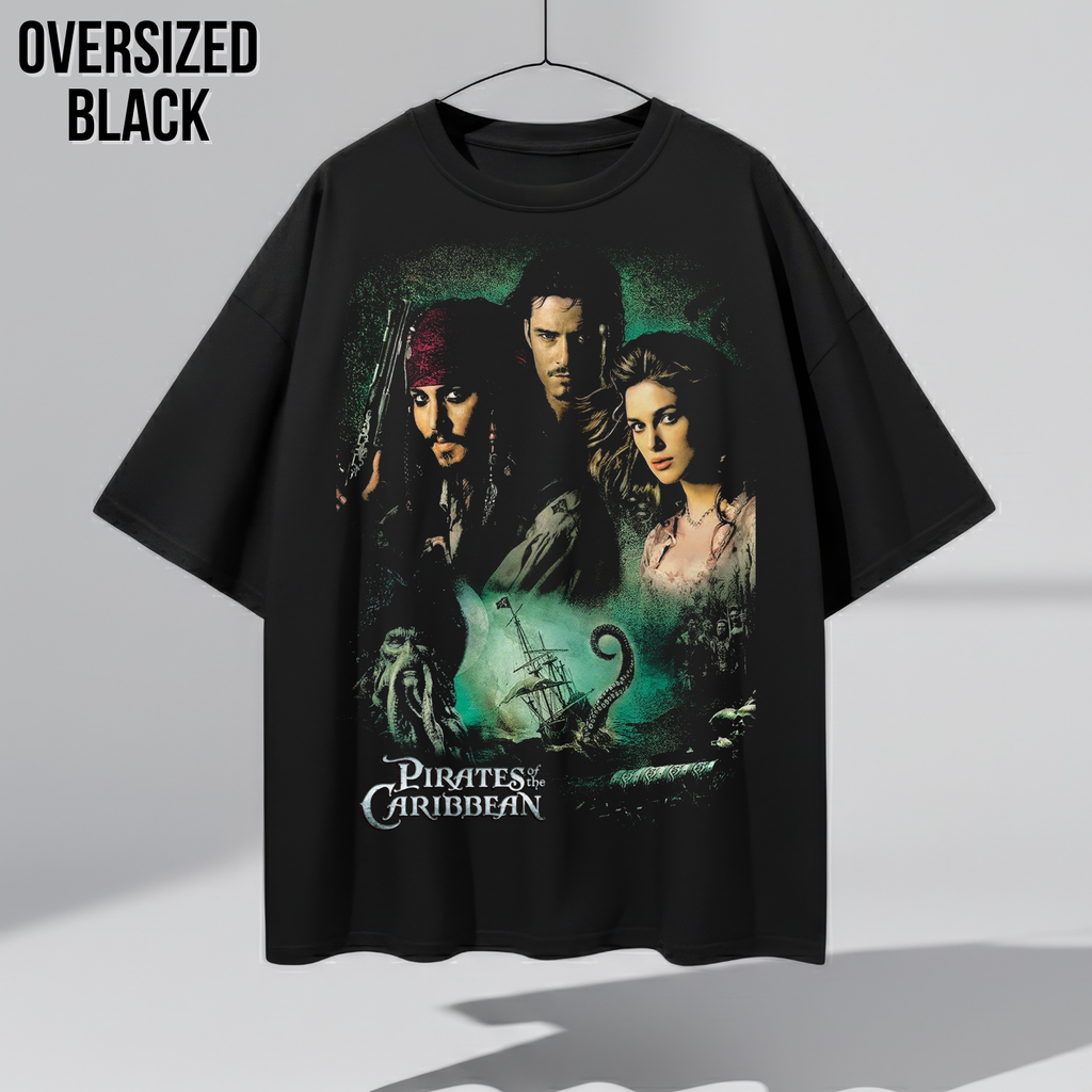 Pirates of the Caribbean Shirt – Jack Sparrow Will Turner Elizabeth Swann Cast Collage Tee, Pirates of the Caribbean Fan Gift, Disney Pirates Graphic Shirt, Dead Man's Chest Shirt