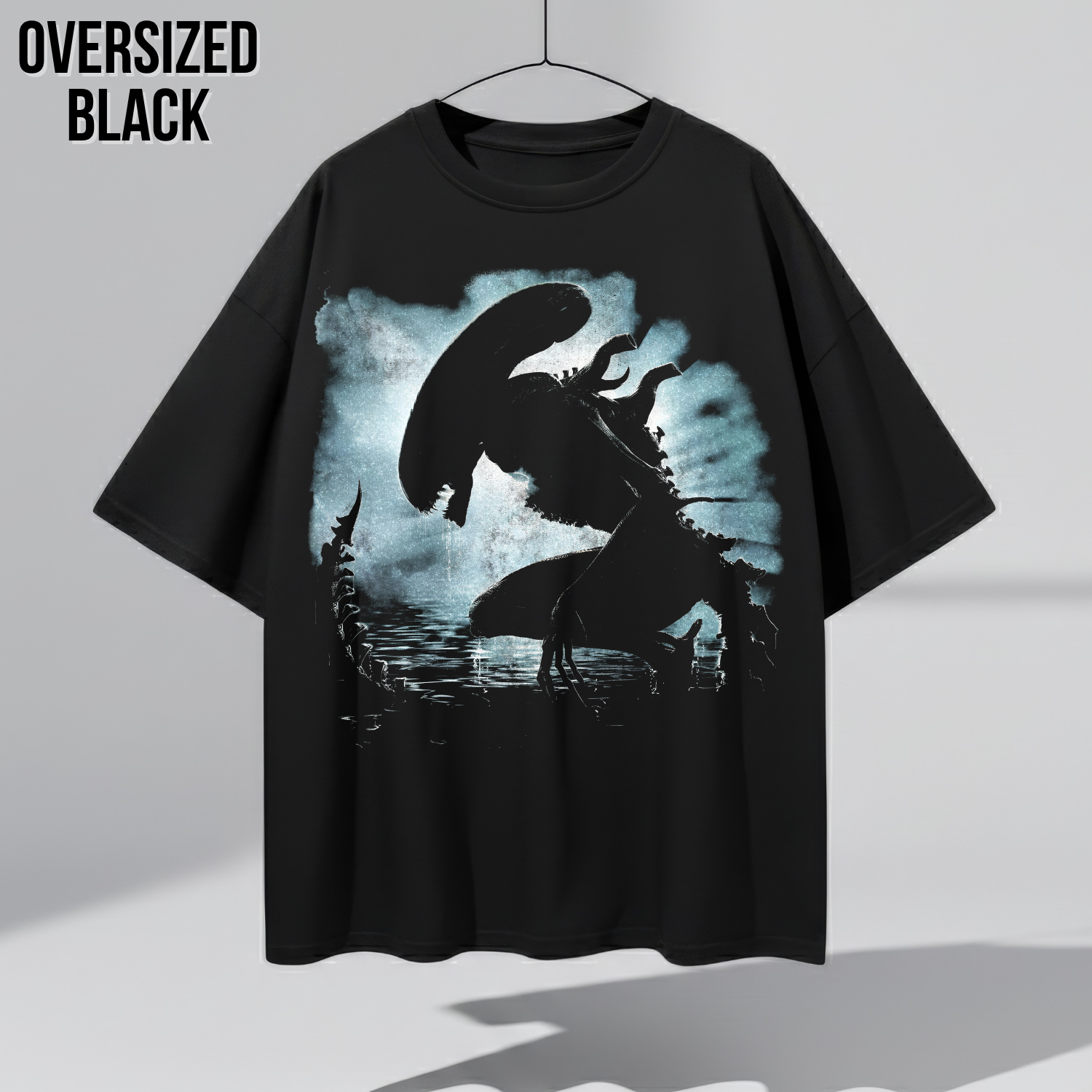 Alien Xenomorph Shirt – Xenomorph Silhouette Tee, Alien Movie Graphic Shirt, Sci-Fi Horror Fan Gift, Alien Graphic Tee