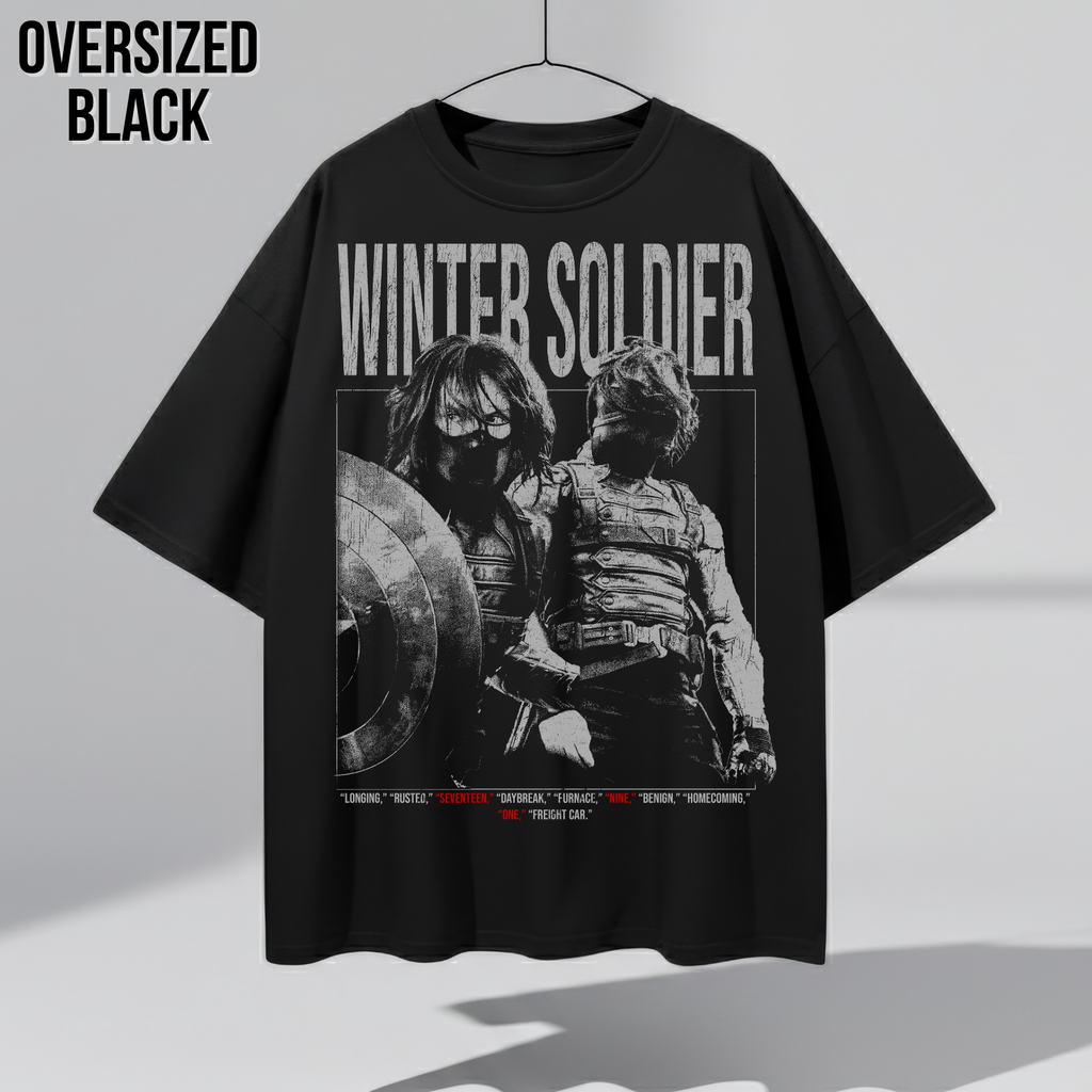 Vintage Winter Soldier Shirt – Bucky Barnes Marvel Graphic Tee