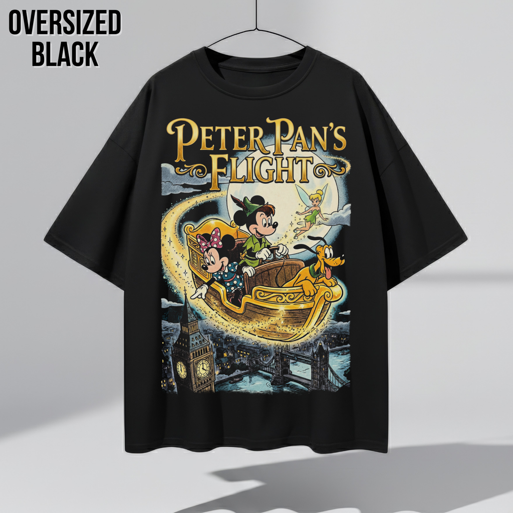 Vintage Peter Pan’s Flight Shirt – Disney Ride TeeMickey Minnie, Tinker Bell Shirt, Disneyland Trip Shirt, Magic Kingdom Ride Tee