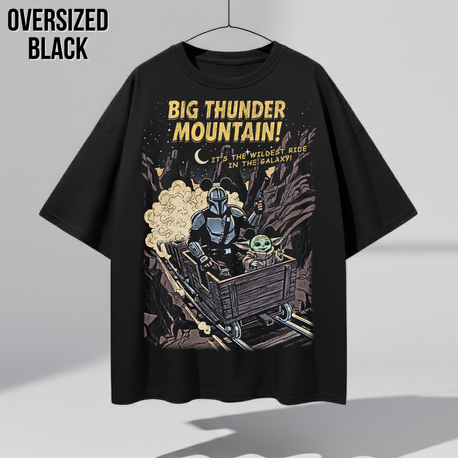 Mandalorian Big Thunder Mountain Shirt – Star Wars Disney Ride Tee, Grogu Mandalorian Shirt