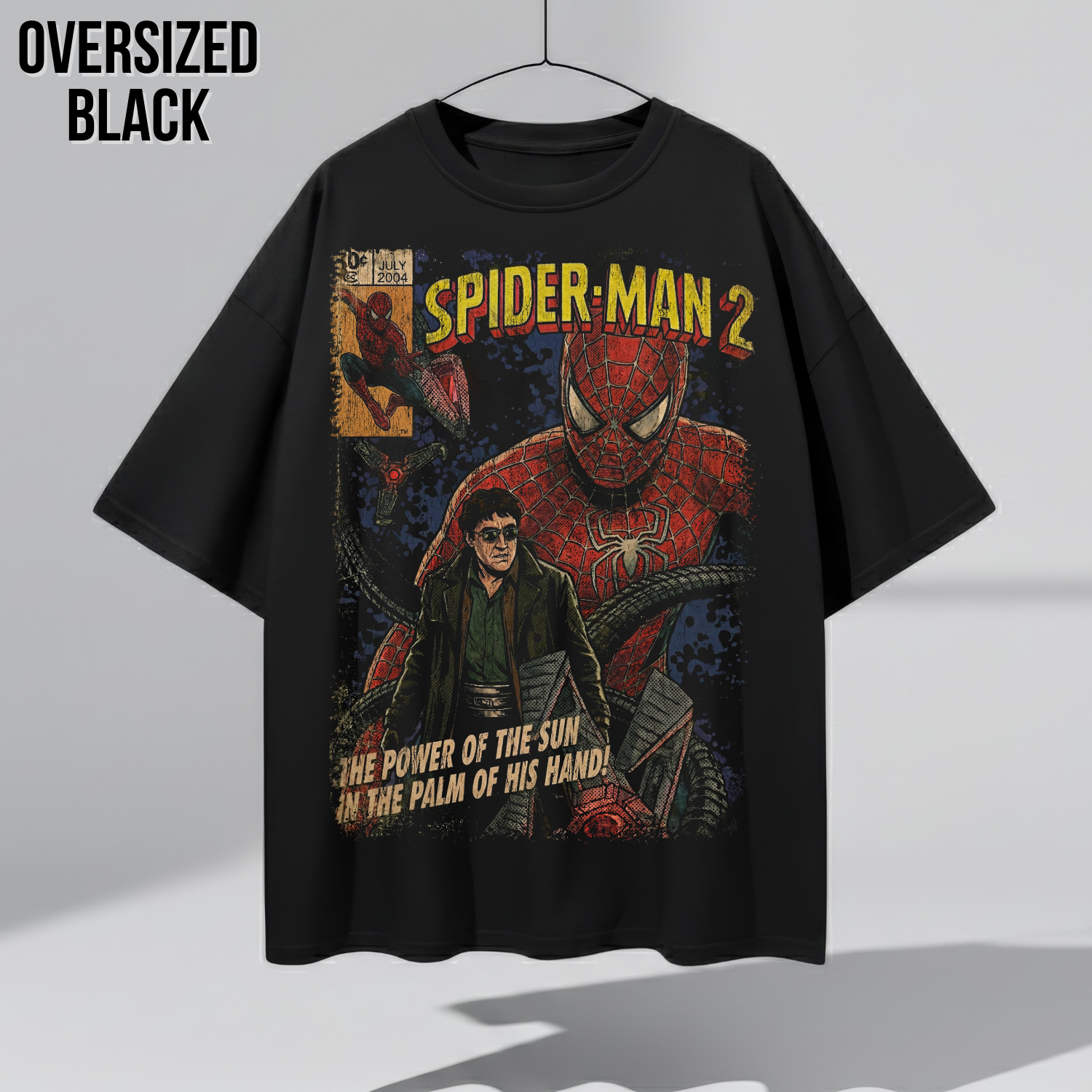 Spider-Man 2 Vintage Comic Shirt - Tobey Maguire Spider-Man Graphic