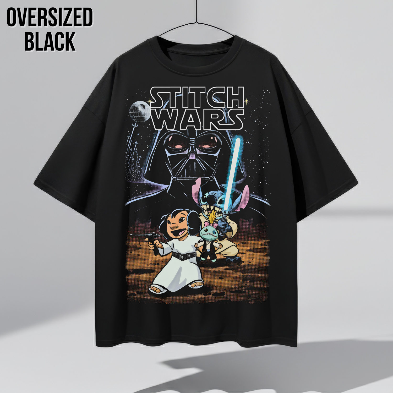 Disney Stitch Wars Shirt – Lilo and Stitch Star Wars Tee