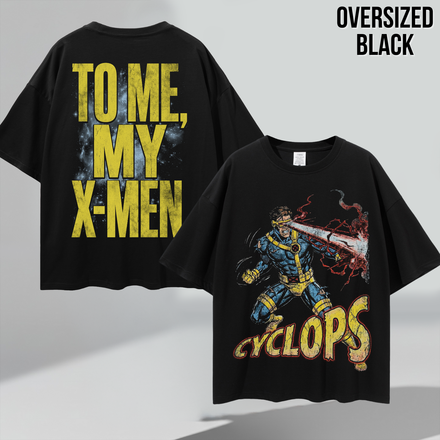 Cyclops X-Men Shirt – To Me My X-Men Cyclops Double Sided Tee, Cyclops Marvel Fan Geschenk, X-Men Comic Grafik Shirt, Marvel Mutant Tee