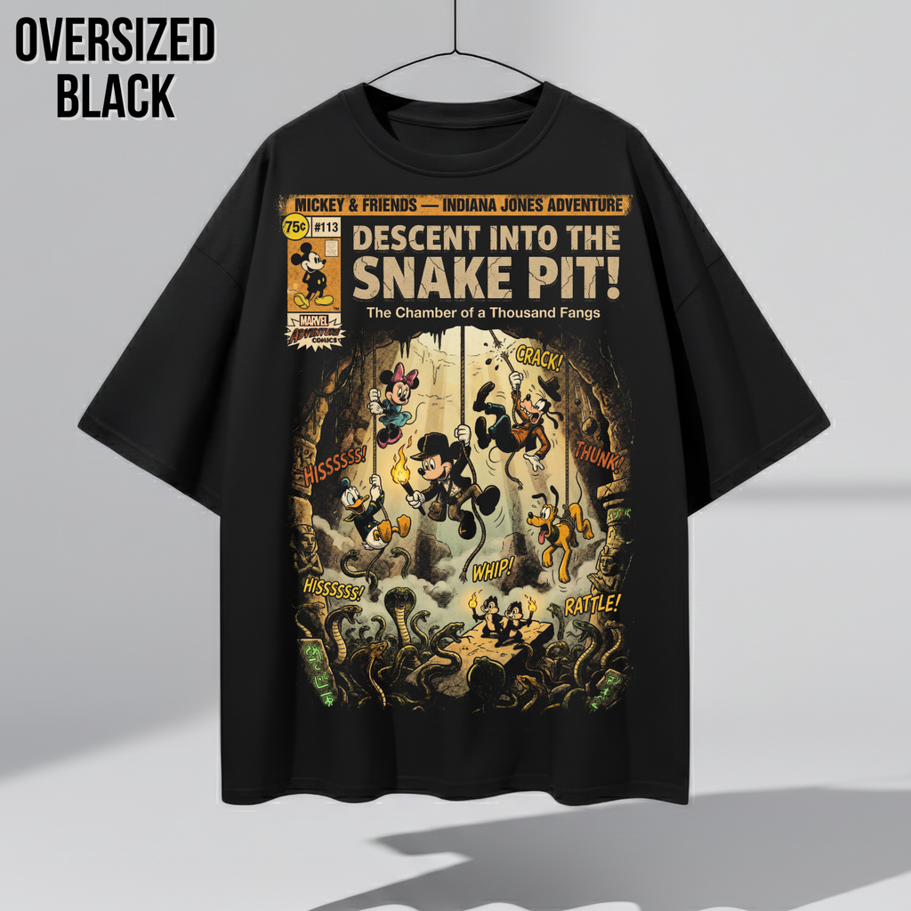 Mickey & Friends Indiana Jones Snake Pit Shirt: Mickey Indiana Jones Adventure T-Shirt