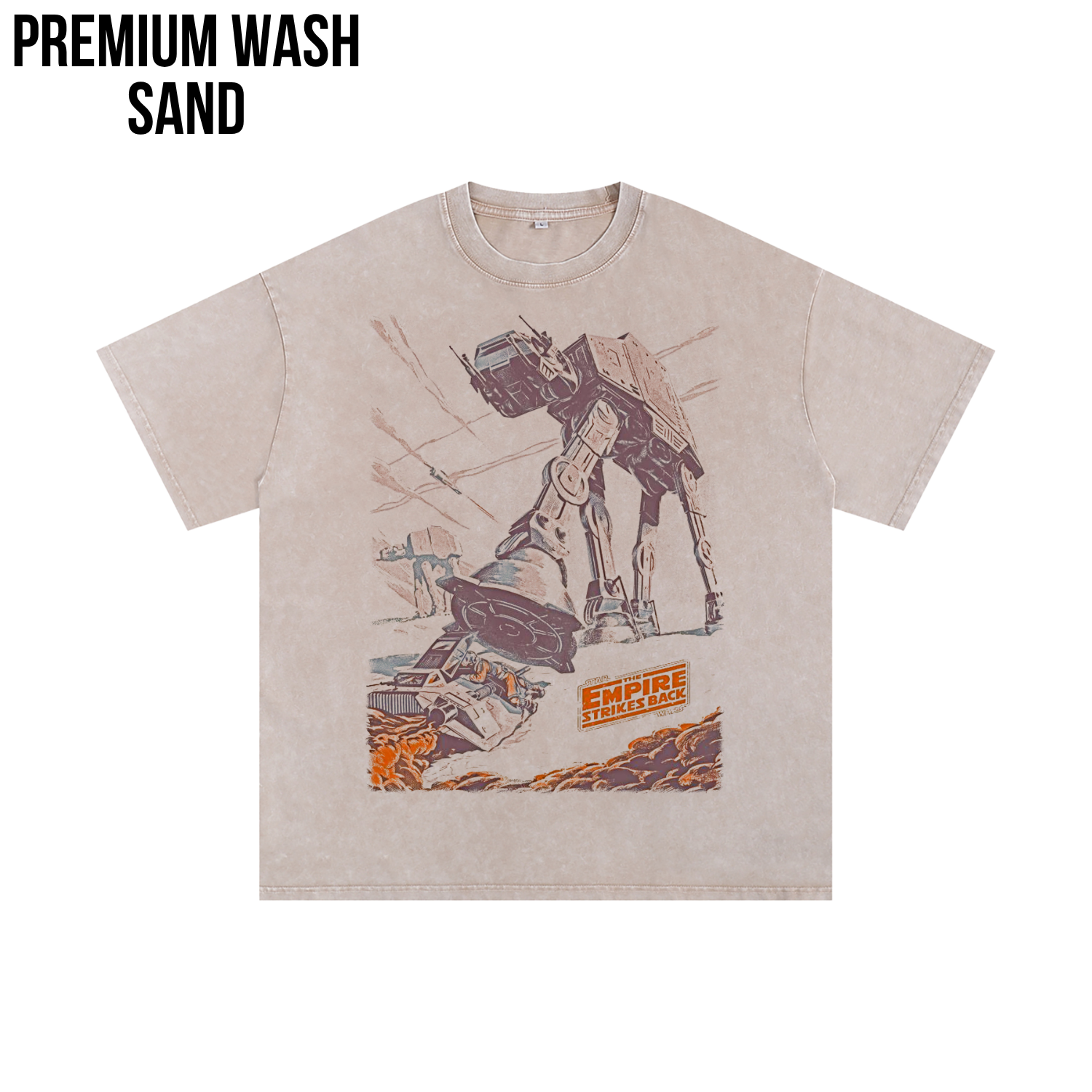 Star Wars Empire Strikes Back Shirt – AT-AT Battle of Hoth Graphic Tee