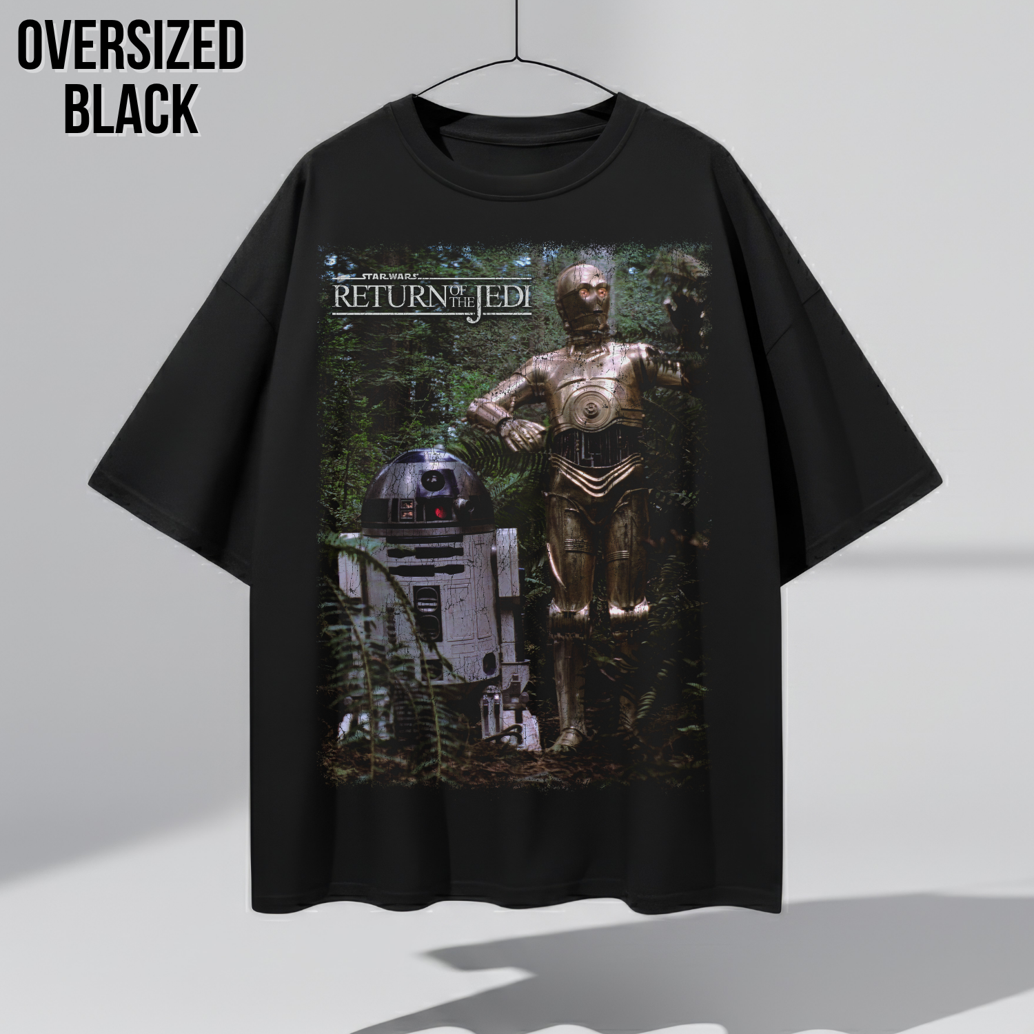 Star Wars Return Of The Jedi Shirt – R2-D2 and C-3PO Endor Graphic Tee, Star Wars Fan Gift, Return Of The Jedi Droids Shirt