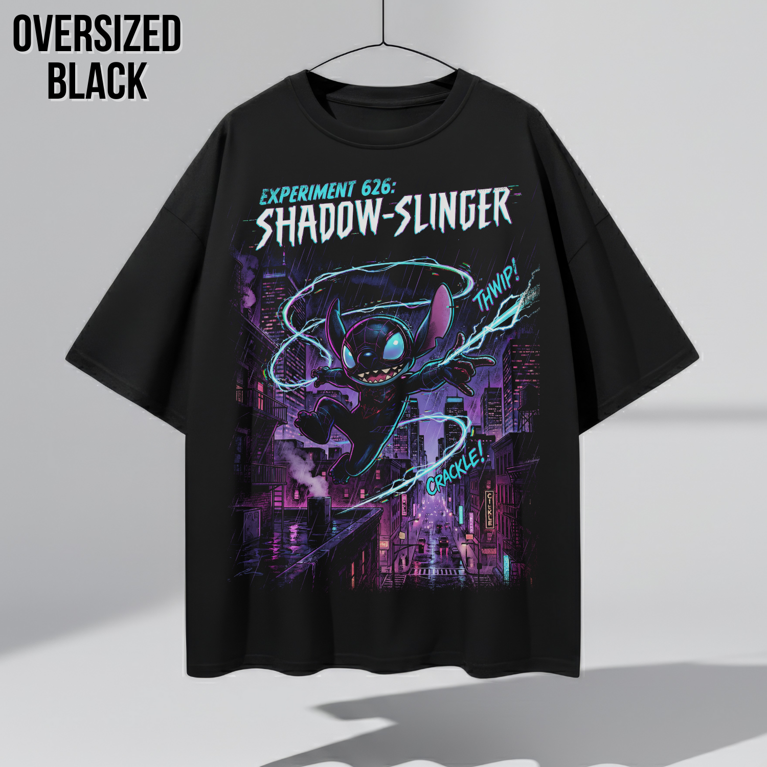 Experiment 626 Stitch Shirt: Stitch Spider-Man Spider-Verse Tee