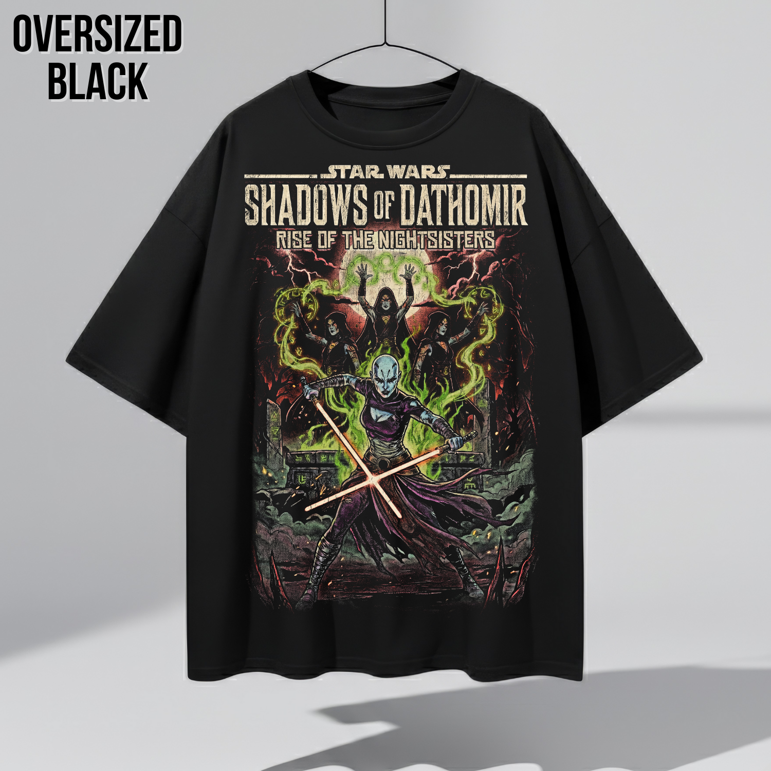 Star Wars Shadows of Dathomir Shirt – Asajj Ventress Nightsisters Vintage Comic Tee