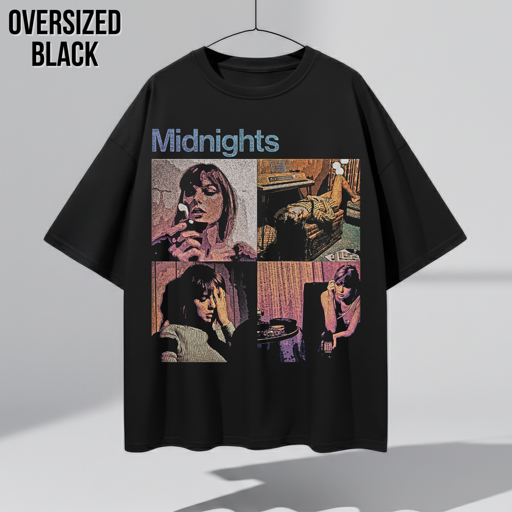 Taylor Swift Midnights Shirt – Vintage Bootleg Midnights Album Graphic Shirt, Swiftie Fan Gift, Taylor Swift Merch, Retro Midnights Shirt