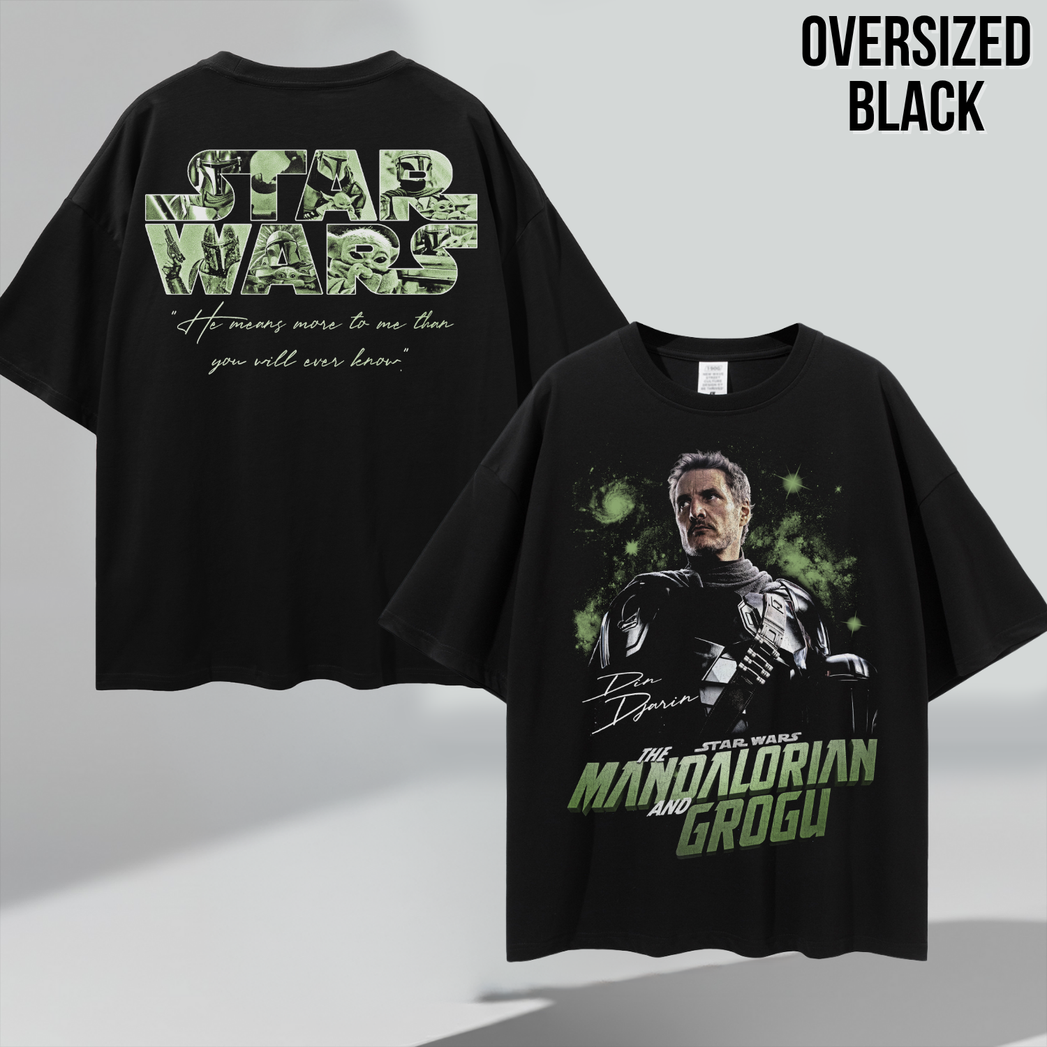 Mandalorian & Grogu Shirt – Star Wars Vintage Tee