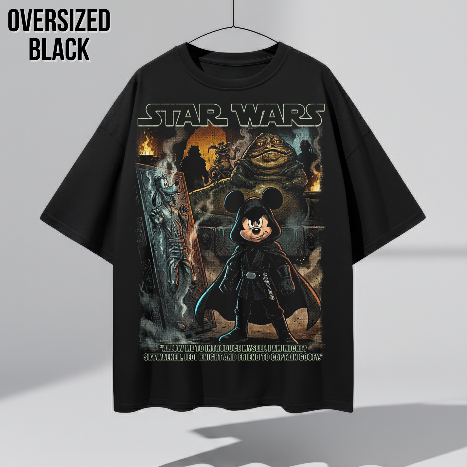 Mickey Skywalker Jabba’s Palace Shirt — Vintage Star Wars Disney Crossover Tee