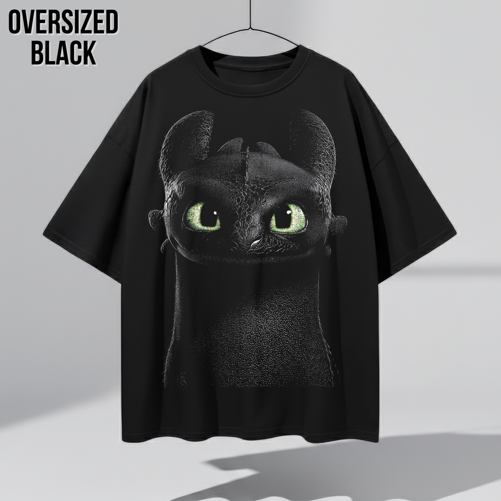 Toothless Shirt – How To Train Your Dragon Close Up Graphic Tee, Toothless Night Fury Fan Gift