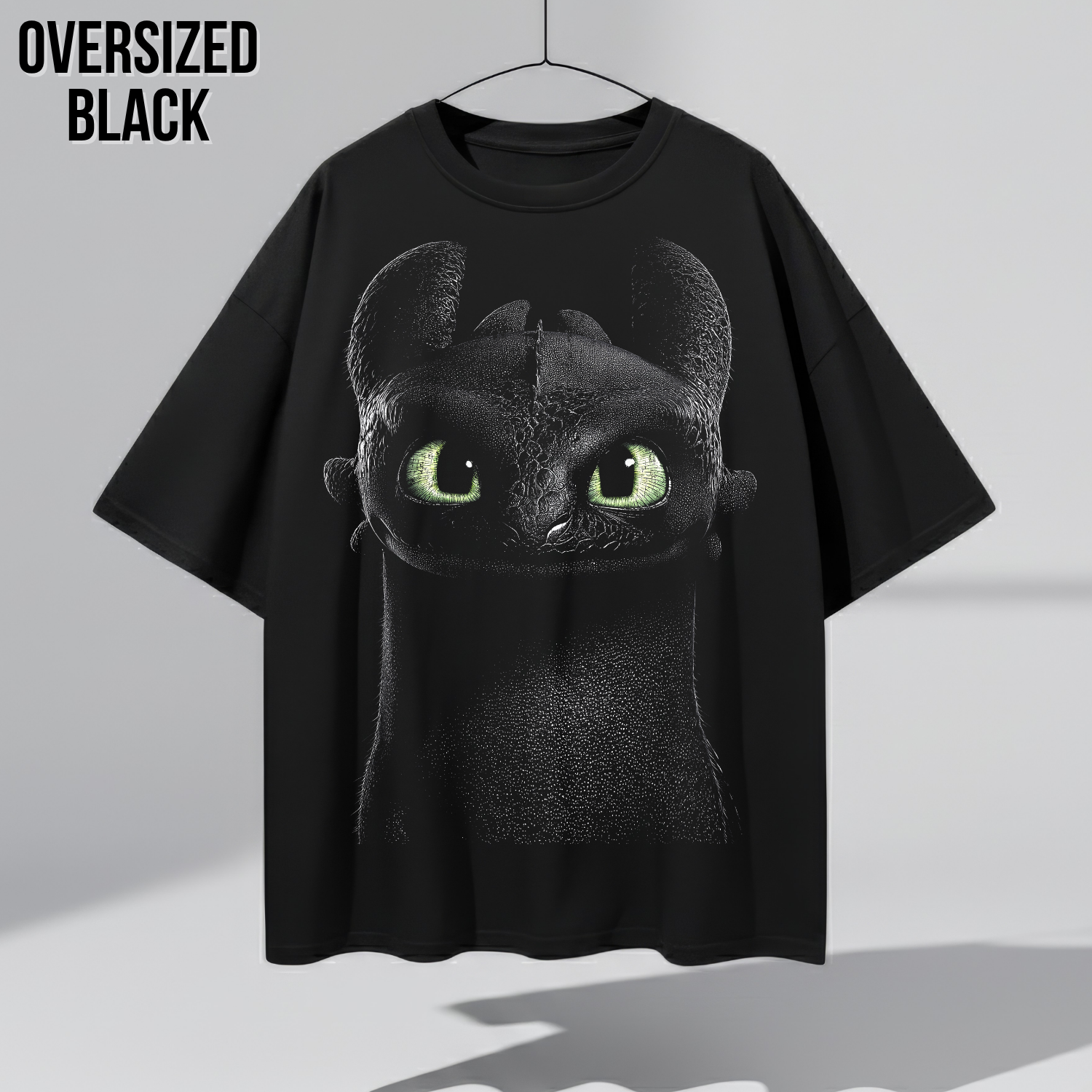 Toothless Shirt – How To Train Your Dragon Close Up Graphic Tee, Toothless Night Fury Fan Gift